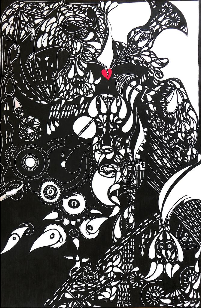5_Matthew_Morpheus_Alchemy of Love_2007_Gel roll pen on paper_21x29.7cm.jpg