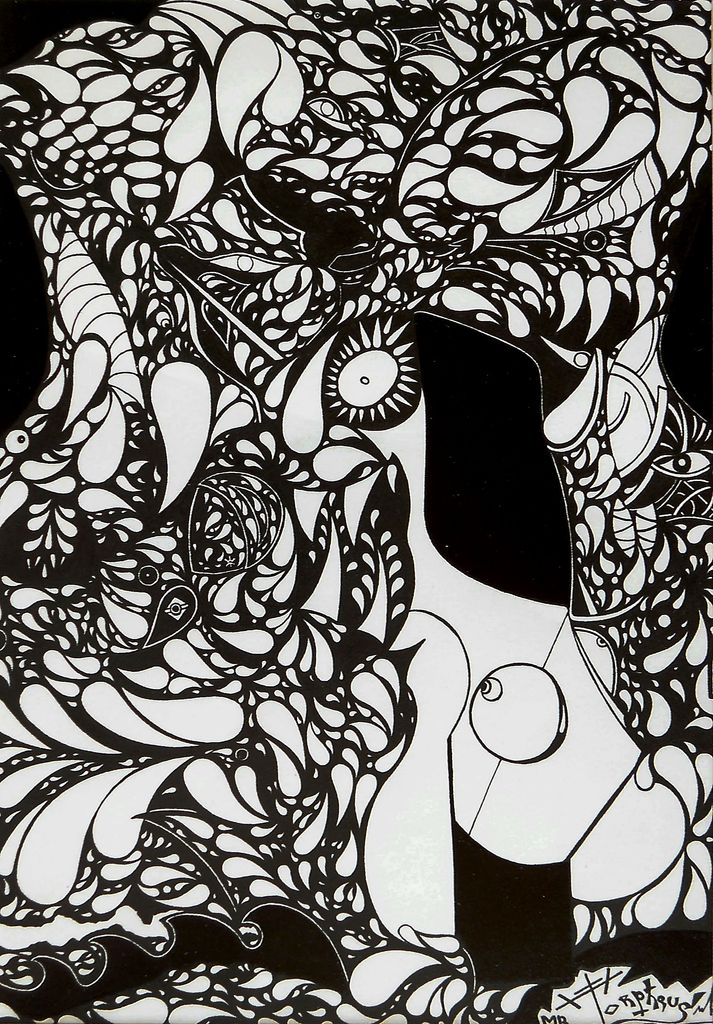 2_Matthew_Morpheus_Game of the Gods_2010_Gel roll pen on paper_21x29.7cm.jpg